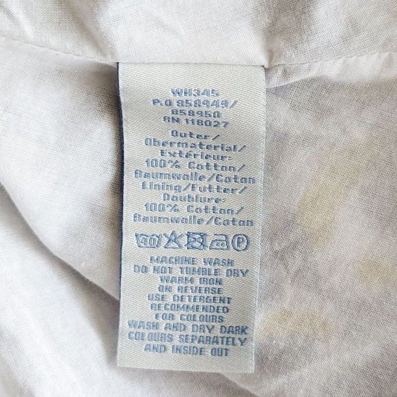 Boden Retro Rose Cotton Fit & Flare Dress in Gray & Yellow | 10R - Picture 8 of 10